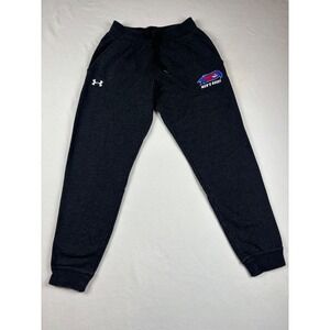 Under Armour Mens Rugby Fleece Joggers Charcoal Gray Sweatpants Medium Loose Fit